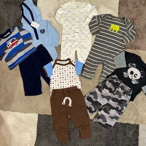 Baby Clothing Set with Various Patterns